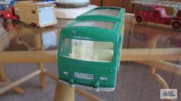BP racing car transporter truck,..."Matchbox" king size, made in England by Lesney