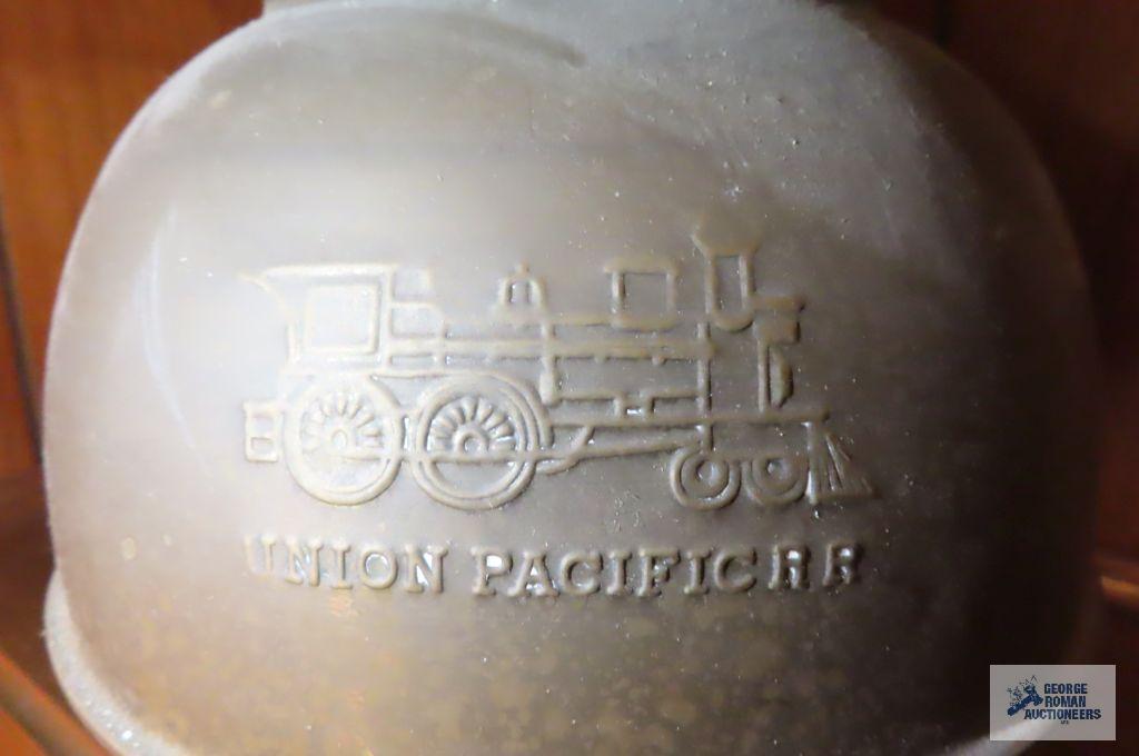 Union Pacific metal spittoon