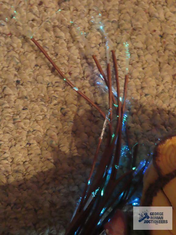 Fiber optic bear figurine, angel wooden decoration, mom plaque, etc