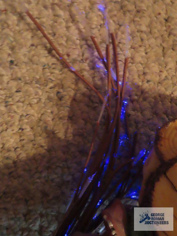 Fiber optic bear figurine, angel wooden decoration, mom plaque, etc