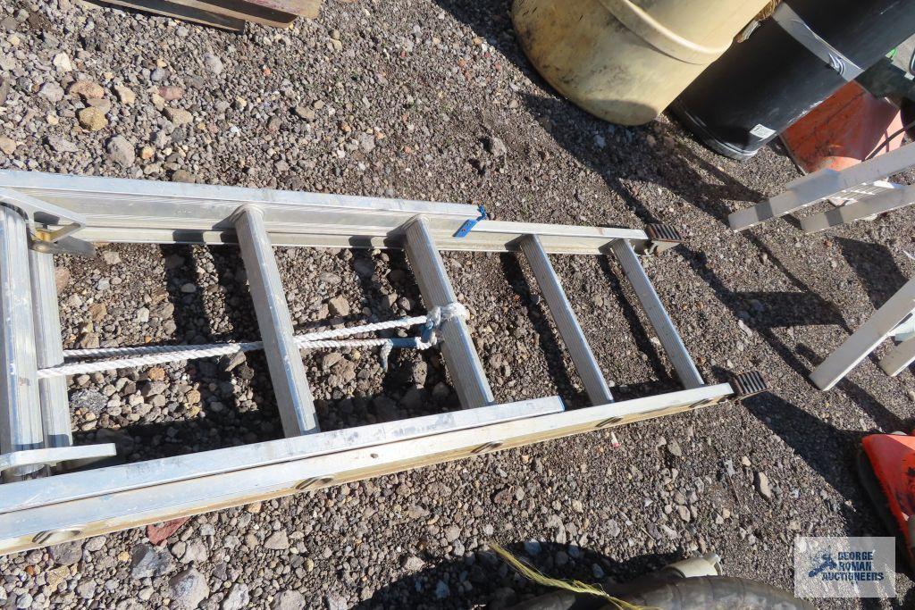28 ft aluminum extension ladder