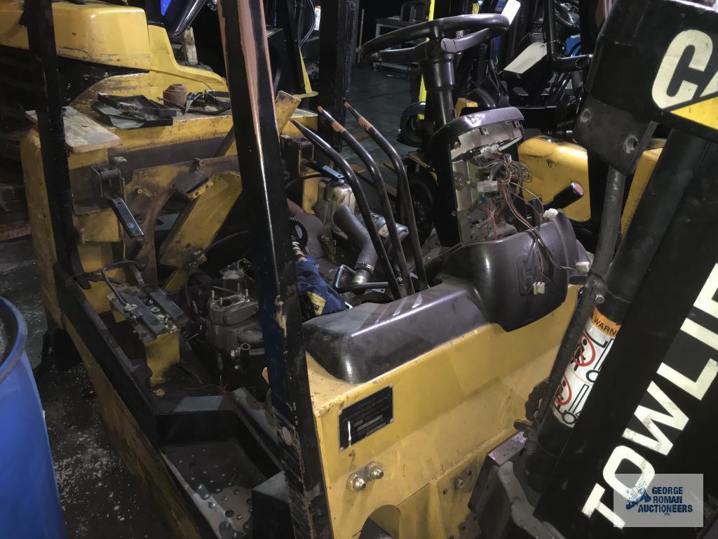 CAT FORKLIFT, PROPANE, SIDE SHIFTER, NOT RUNNING, PARTS MISSING