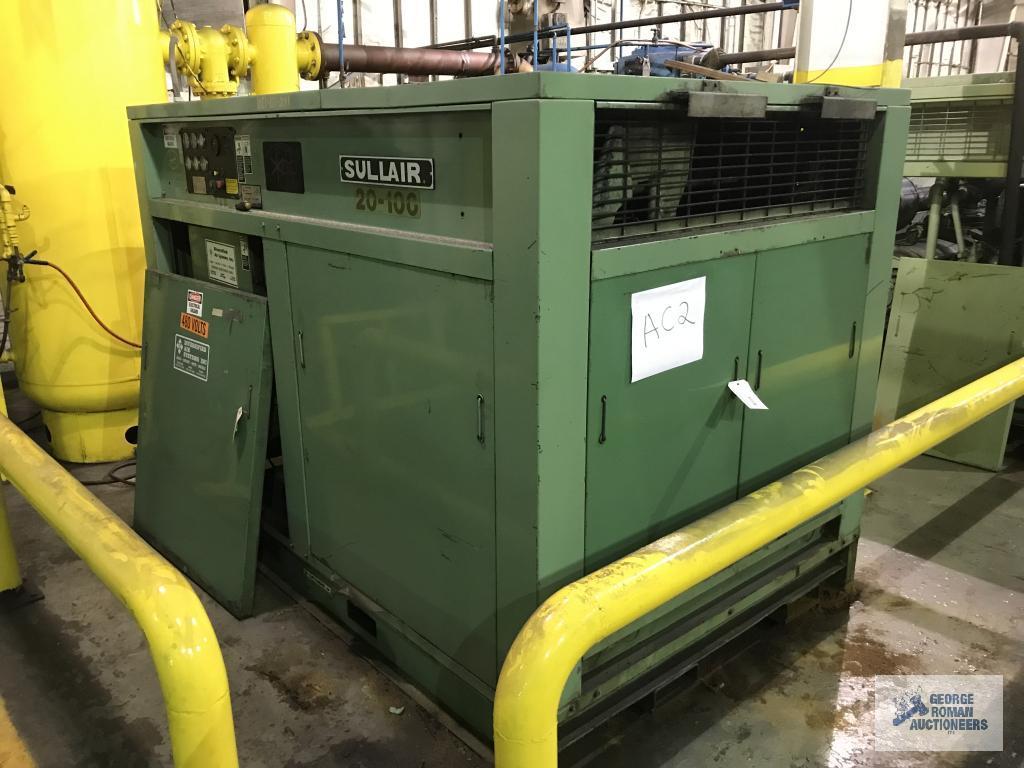 SULLAIR AIR COMPRESSOR, MODEL 20-100L ACAC 24KT