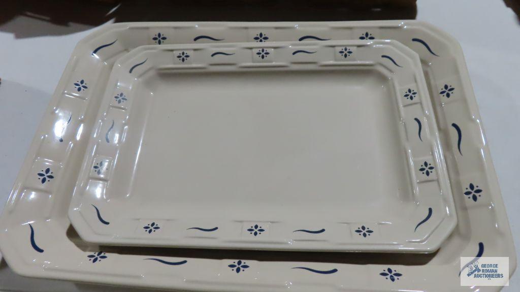 Longaberger...Pottery plates and platters