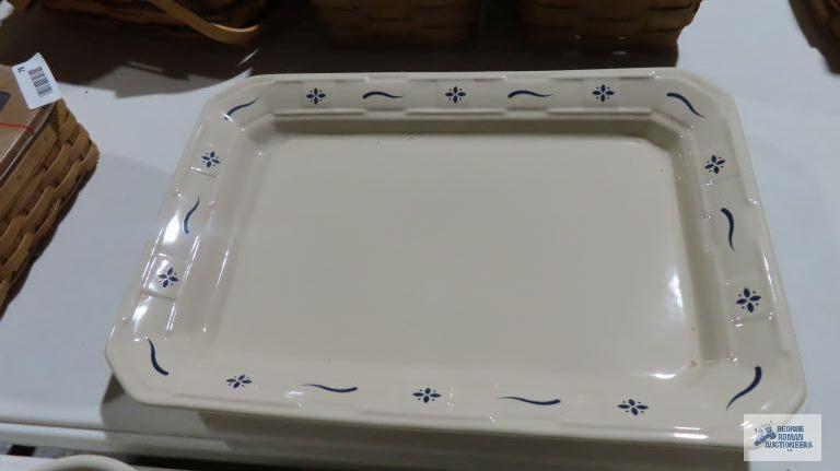 Longaberger...Pottery plates and platters