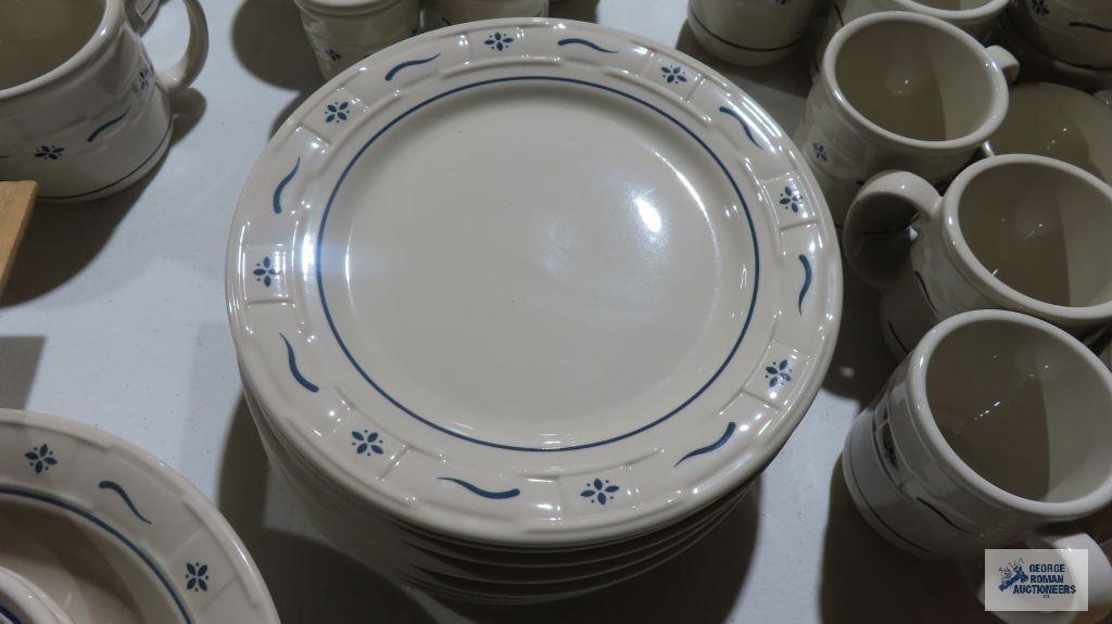 Longaberger...Pottery (8) dinner plates