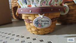 Longaberger...assorted miniature flower baskets