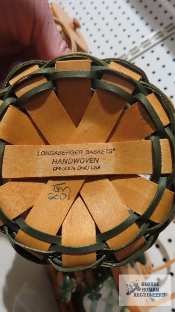 Longaberger 2001 basket and (2) 1998 lucky...you baskets