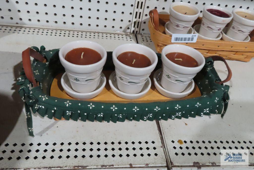 Longaberger candle basket