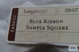 Longaberger sample squares and holiday bags