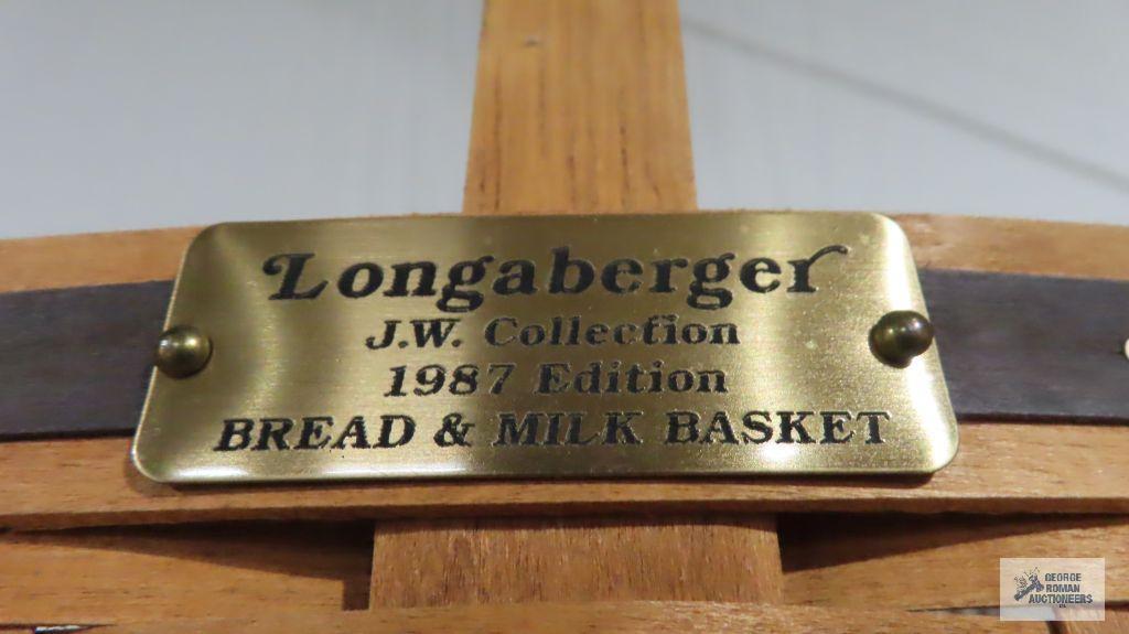 Longaberger bread and milk basket