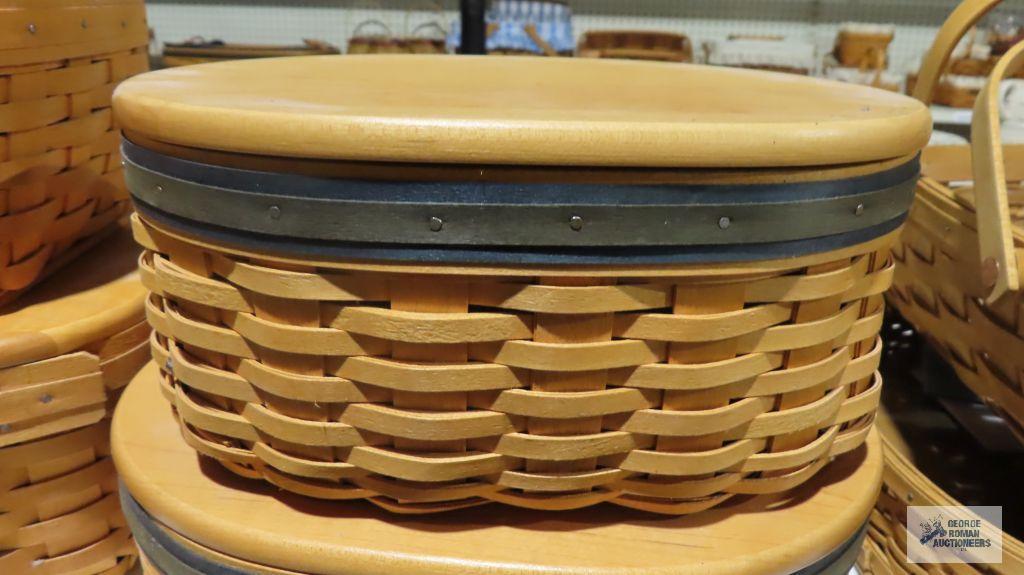 Longaberger Harmony five piece basket set