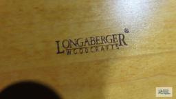 Longaberger wrought iron and wood stand