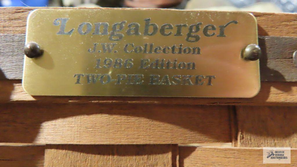 Longaberger two pie basket