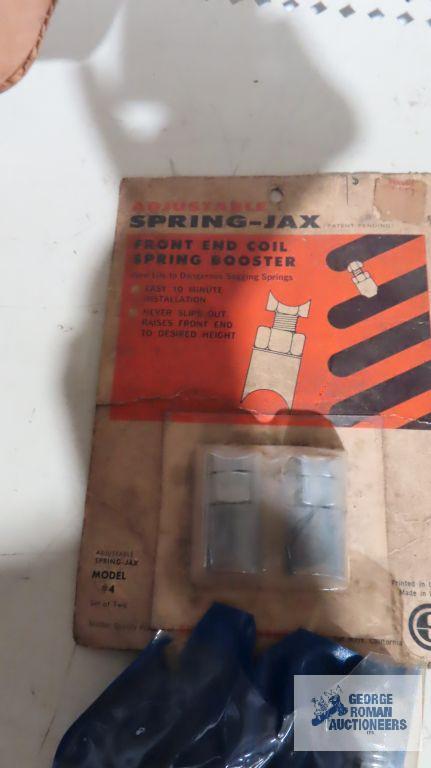 Automotive attachment, tape, spring booster and etc.