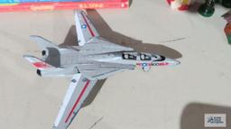 Metal USS Enterprise toy plane