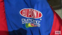 Jeff Gordon number 24, Dupont automotive finishes racing, jacket, size large