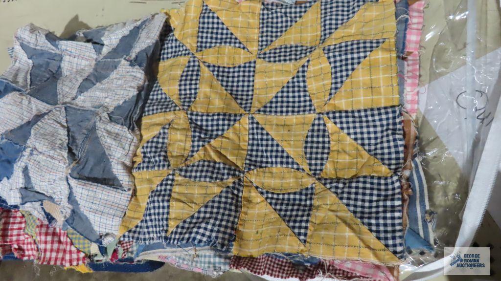 Vintage quilt squares