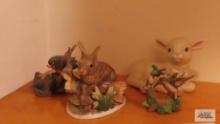 Variety of animal figurines