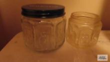 Two Barbasol jars