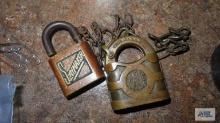 Yale and Slaymaker locks, no keys