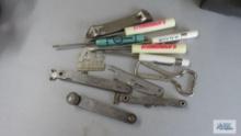 Advertising screw drivers, bottle openers and etc