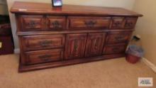Wood dresser by Broyhill