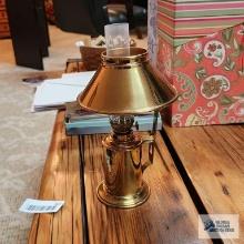 Brass lamp made in France