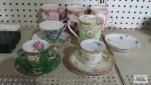 Royal Albert mugs, Made in england cups and saucers, and etc