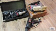Craftsman drill and rotary die grinder and Sears sander
