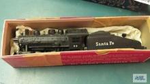 Santa Fe engine and coal cars