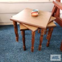Formica end tables and coasters