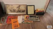 Vintage pictures, Chaney High School programs, and etc