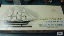 The sea witch clipper ship model