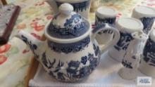 Made in England tea set, tray and etc ...
