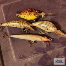 Four Assorted fishing lures