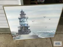 CANVAS PRINT OF LIGHTHOUSE