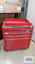 Waterloo Industries Inc roll about tool box base with extra drawer, does not fit