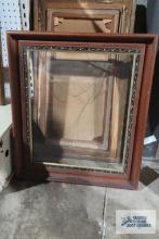 Decorative picture frame with glass. Inside measurement is 16 in. by 19 in.