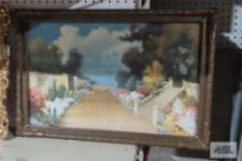 R. Atkinson Fox print in antique frame. Frame measures 24 in. by 16-1/2 in.