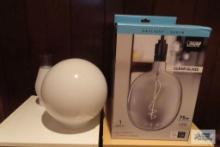 75 watt replacement LED bulb and lamp shades