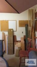 Lot of assorted lumber, trim and etc