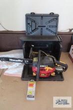 Homelite Ranger 33cc 16-in chainsaw with case and extra chain...(used)