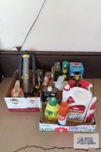 Sprinklers, mechanical water timer (new with package), new bottle of Ortho Home Defense insect