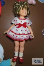 vintage Shirley Temple doll made by Ideal