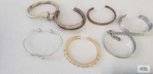 Variety of cuff bracelets