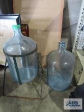 Carboy with holder and extra carboy