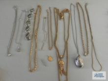 Costume jewelry necklaces and bracelet