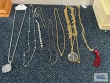 Costume jewelry necklaces and bracelets