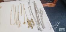 Costume jewelry necklaces and bracelets